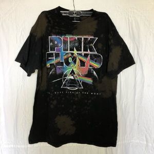 Pink Floyd Black Tie Dye T-Shirt Size L